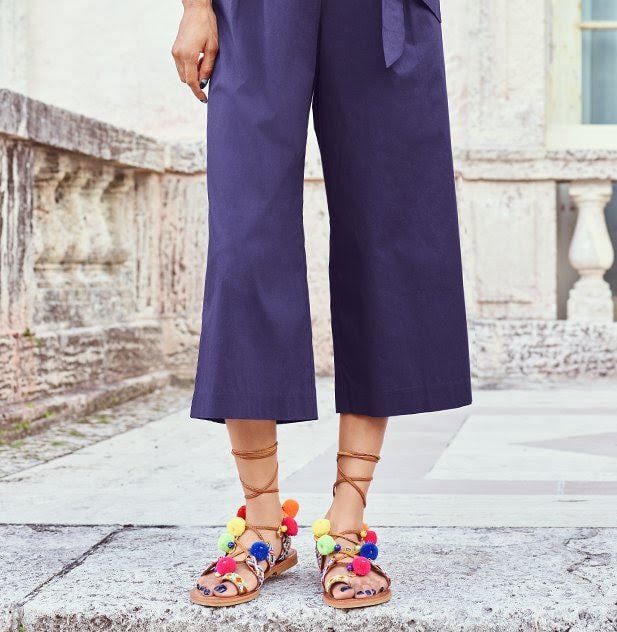 Pom Pom Sandals for spring