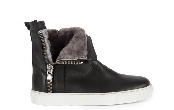 fur lined sneaker boots