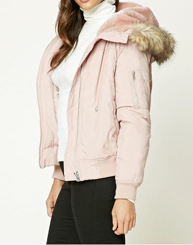 blush-faux-fur-bomber