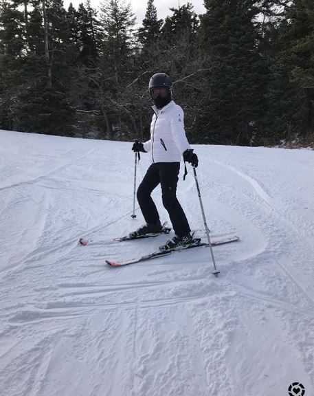 Moncler ski jacket for ski trip to Park City