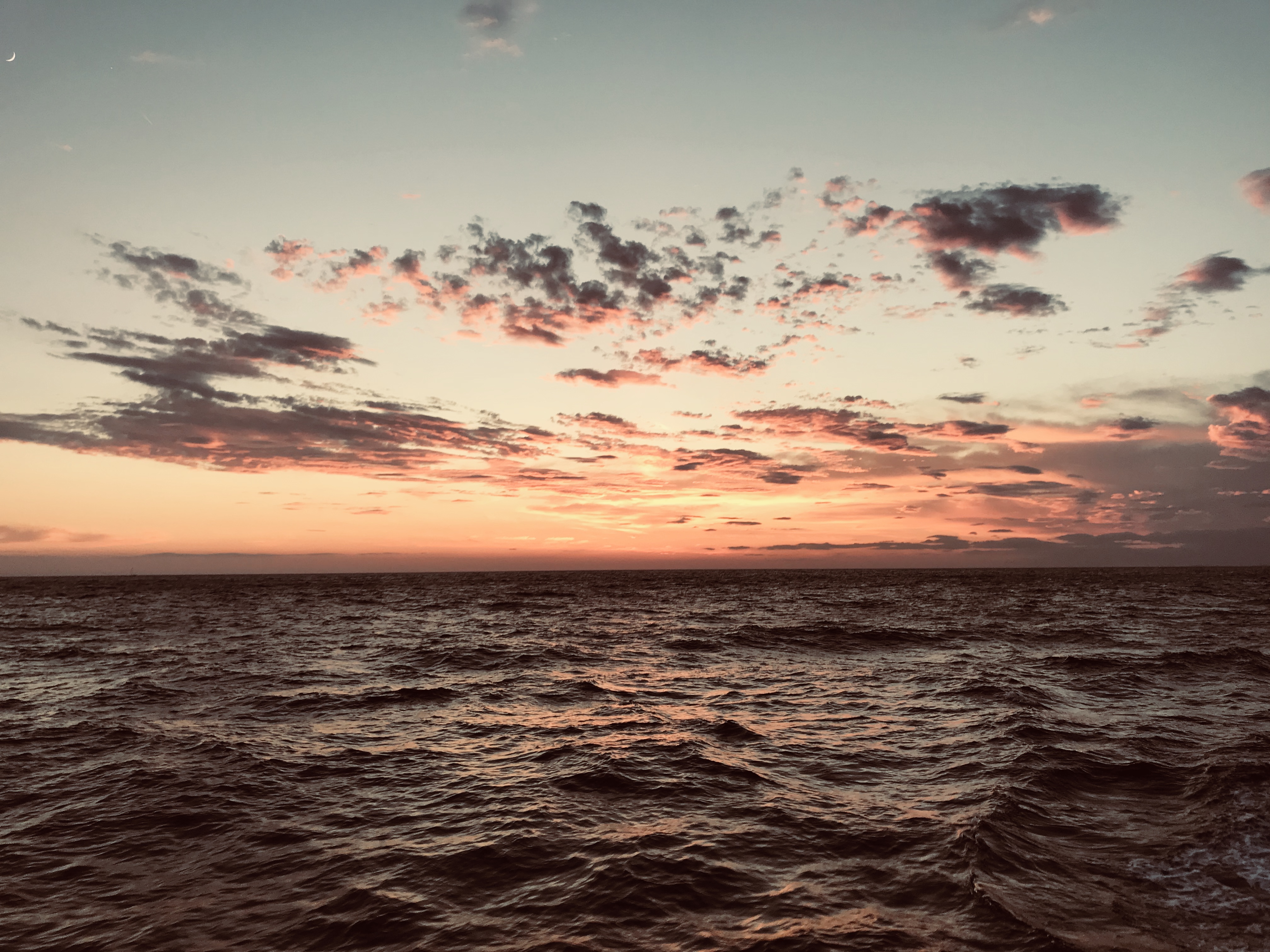 Sunset over the Adriatic Sea on a Croatia sailing trip