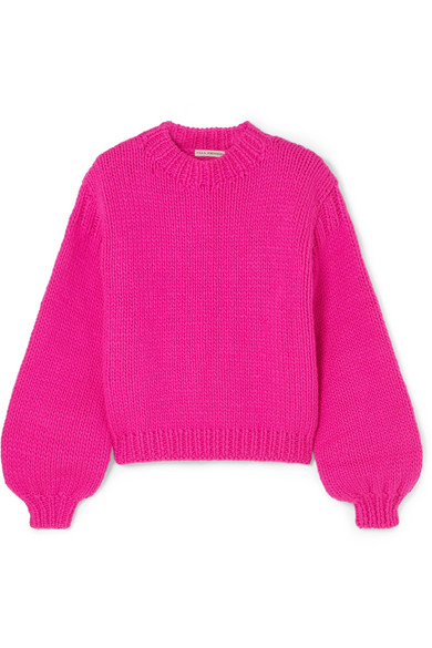 pink sweater