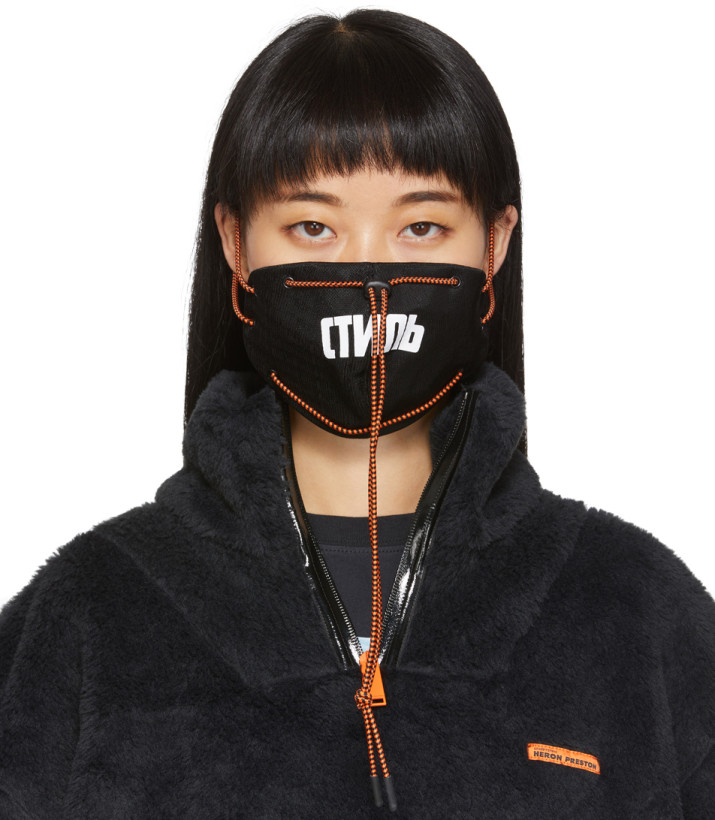 Heron-Preston-black-face-mask - Shopping and Info designer face masks