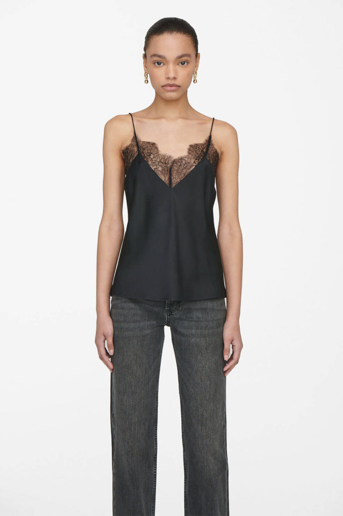 Anine-Bing-Black-Camisoles - Shopping and Info Black Lace Camisoles