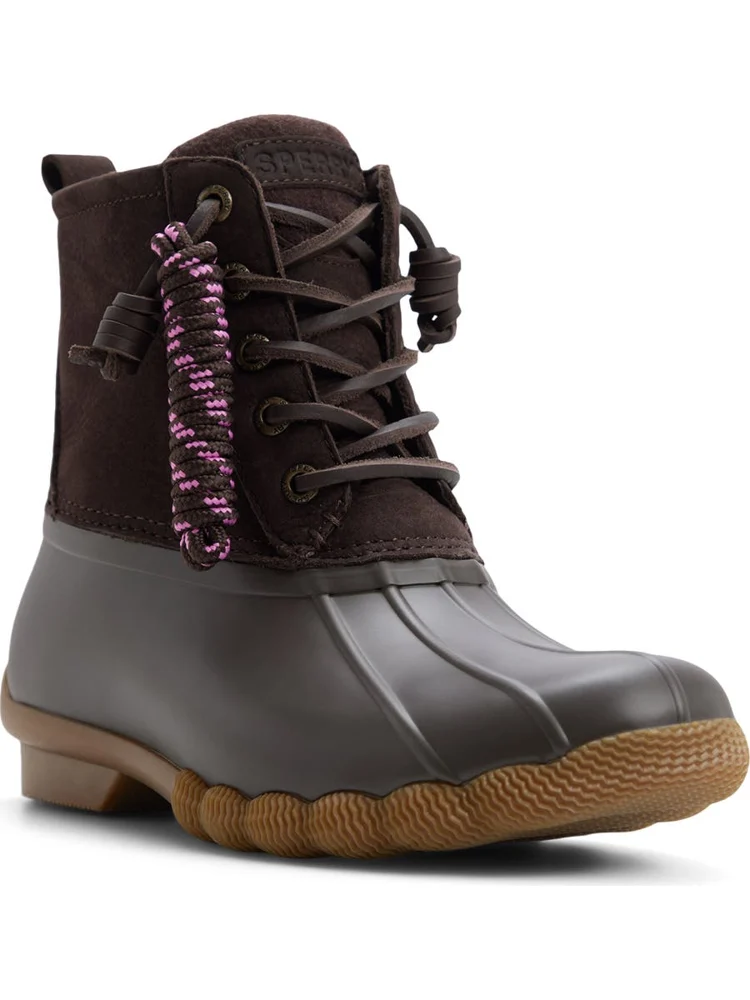 Winter boots for women: Sperry Saltwater waterproof rain boot in Dark Brown Winter boots for women: Sperry Saltwater waterproof rain boot in Dark Brown