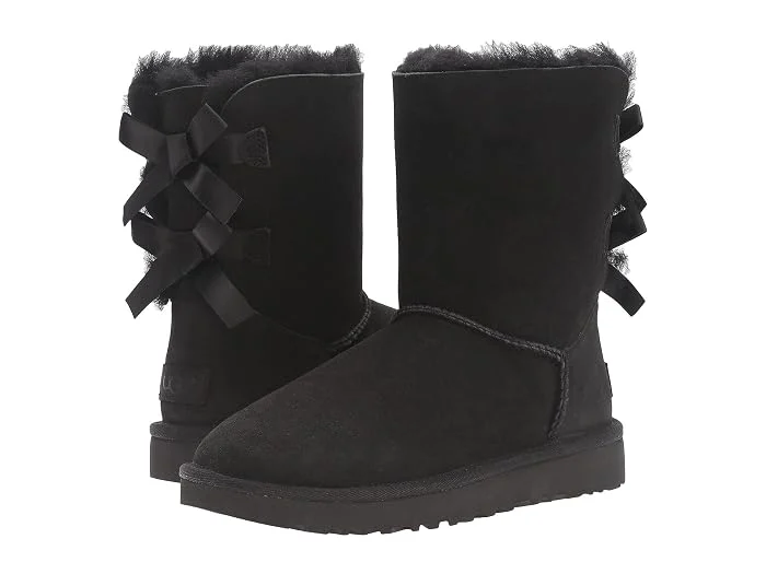 Winter boots for women: UGG Bailey Bow II shearling boot in Black Winter boots for women: UGG Bailey Bow II shearling boot in Black