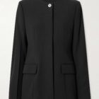 Toteme Garderob black collarless blazer