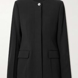 Toteme Garderob black collarless blazer