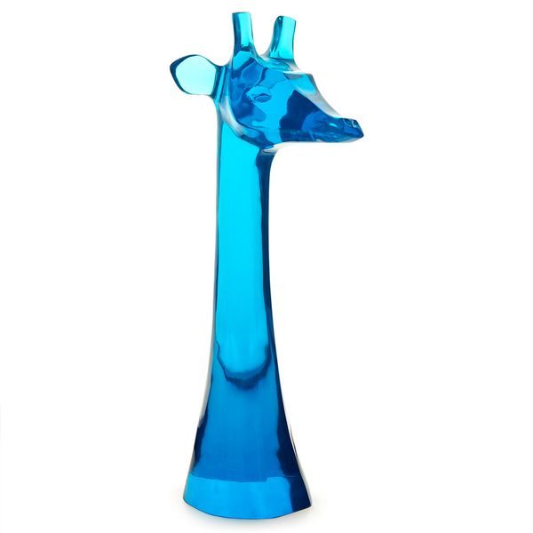 Acrylic Giraffe Objet - Blue - Top Luxury Home Decor Pieces to Elevate Your Space