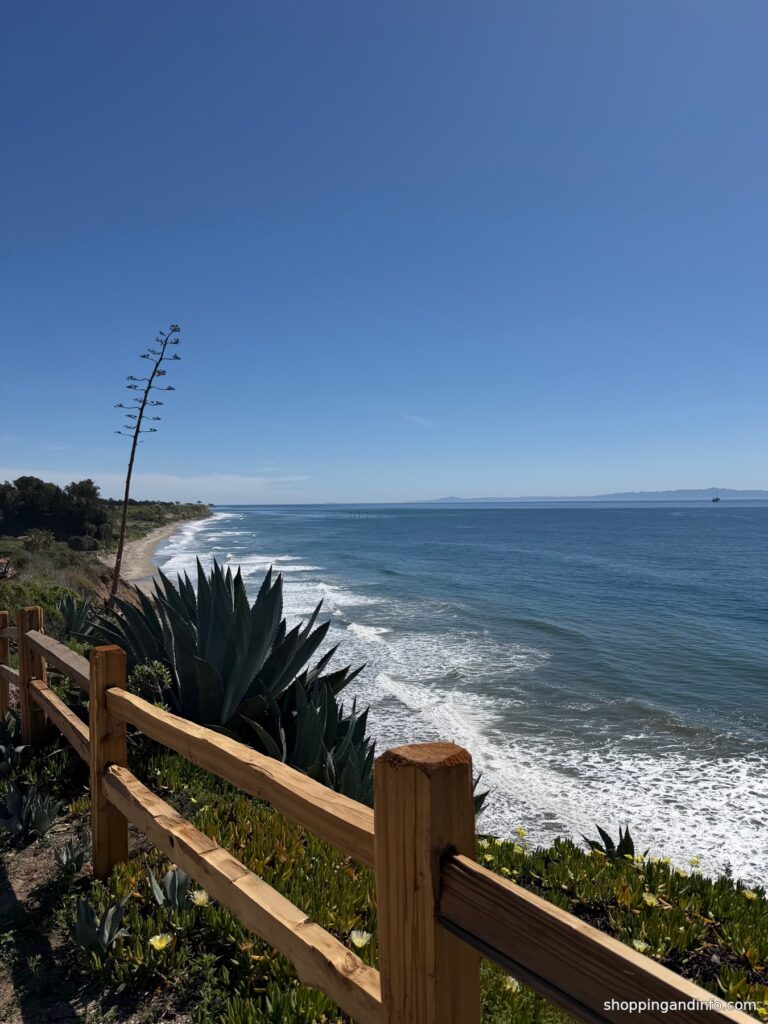Bacara Santa Barbara weekend: the ocean and coastal path at The Ritz-Carlton Bacara