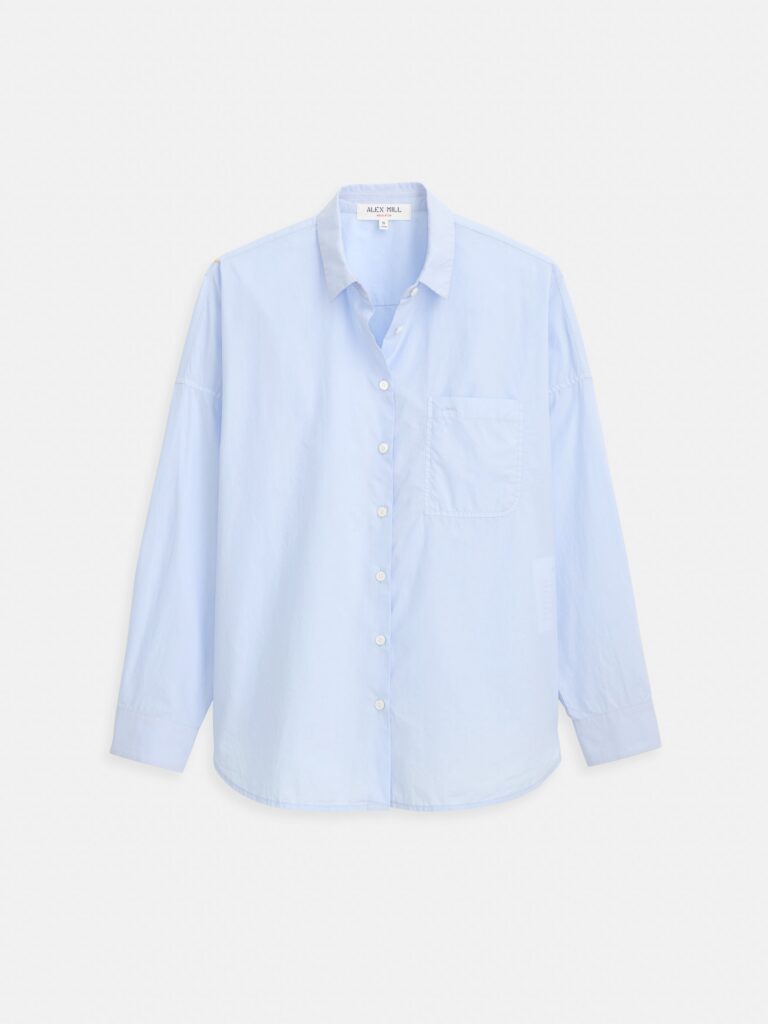 Alex Mill Jo shirt in Calm Blue - Cara Dutton outfits