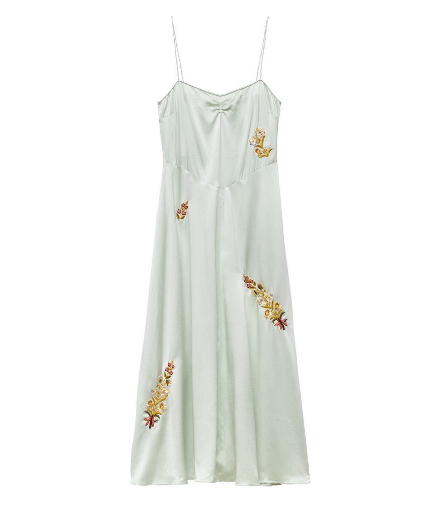 DÔEN Lorraine dress in Eucalyptus - The Holiday Party Dresses Guide DÔEN Lorraine dress in Eucalyptus - The Holiday Party Dresses Guide