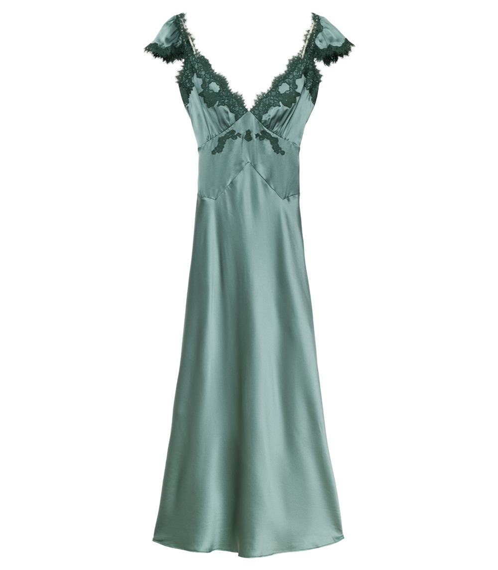 Fiona Dress in Dulac Green