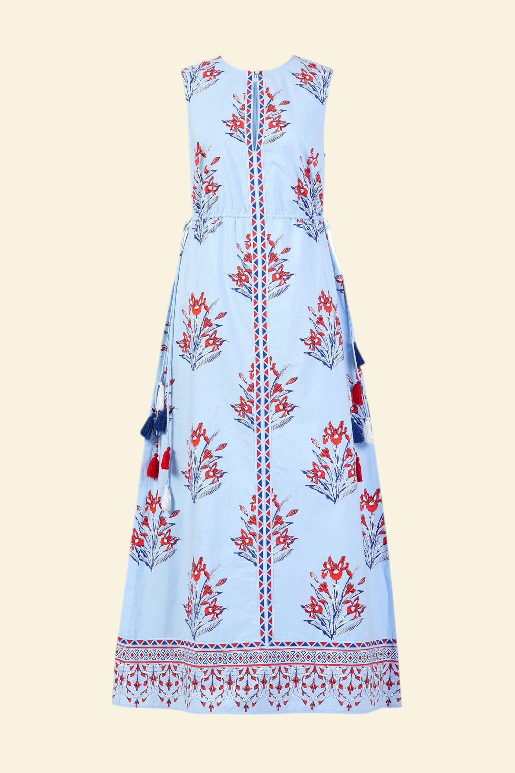Banjanan Rhonda Dress in Brigitte Sky - Elizabeth Dutton outfits Banjanan Rhonda Dress in Brigitte Sky - Elizabeth Dutton outfits