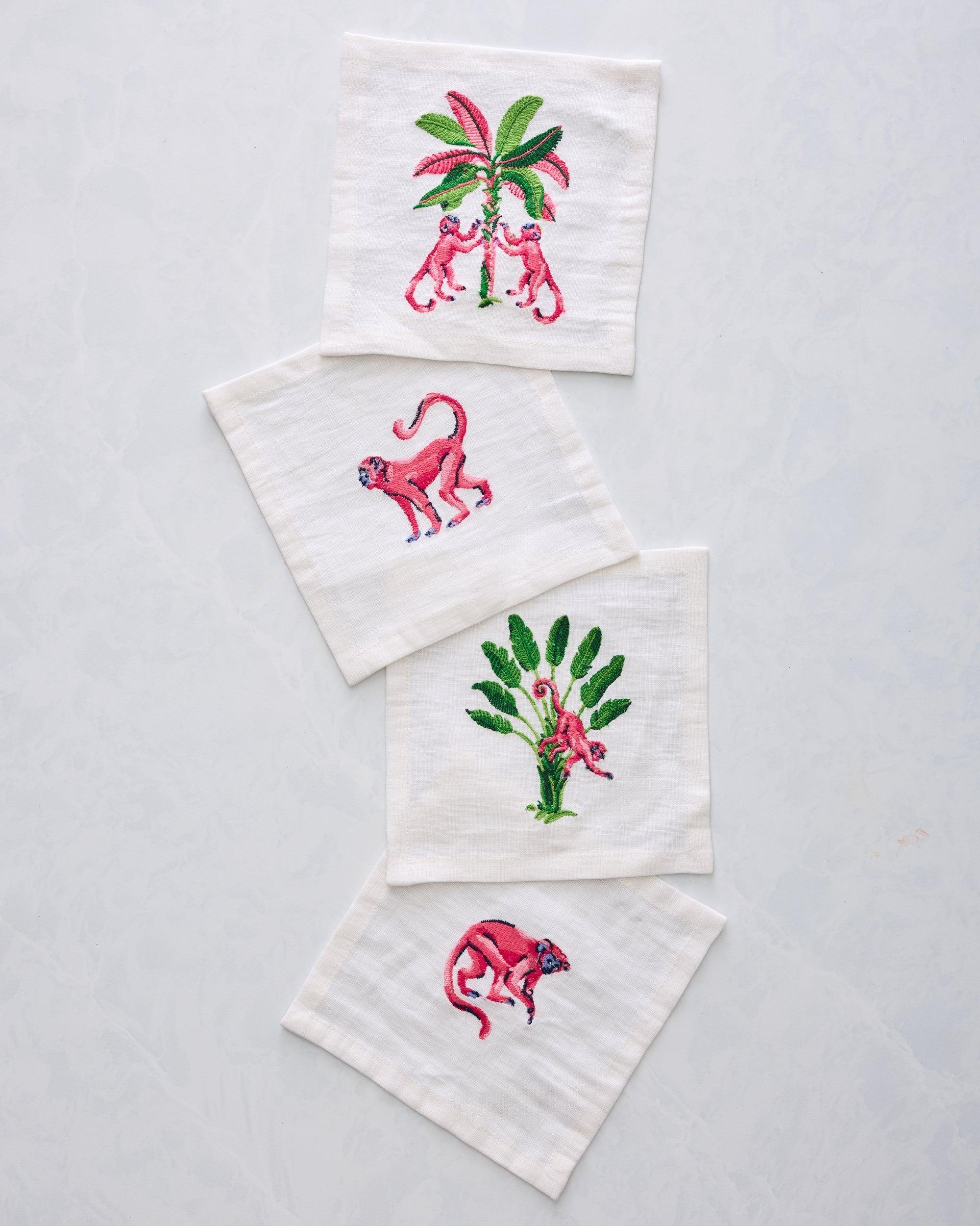 Royal Palms cocktail napkins - hostess gifts and stocking stuffers Royal Palms cocktail napkins - hostess gifts and stocking stuffers