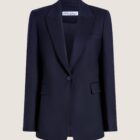 Argent single button wool blazer in Midnight - Kaitlyn Meade outfits