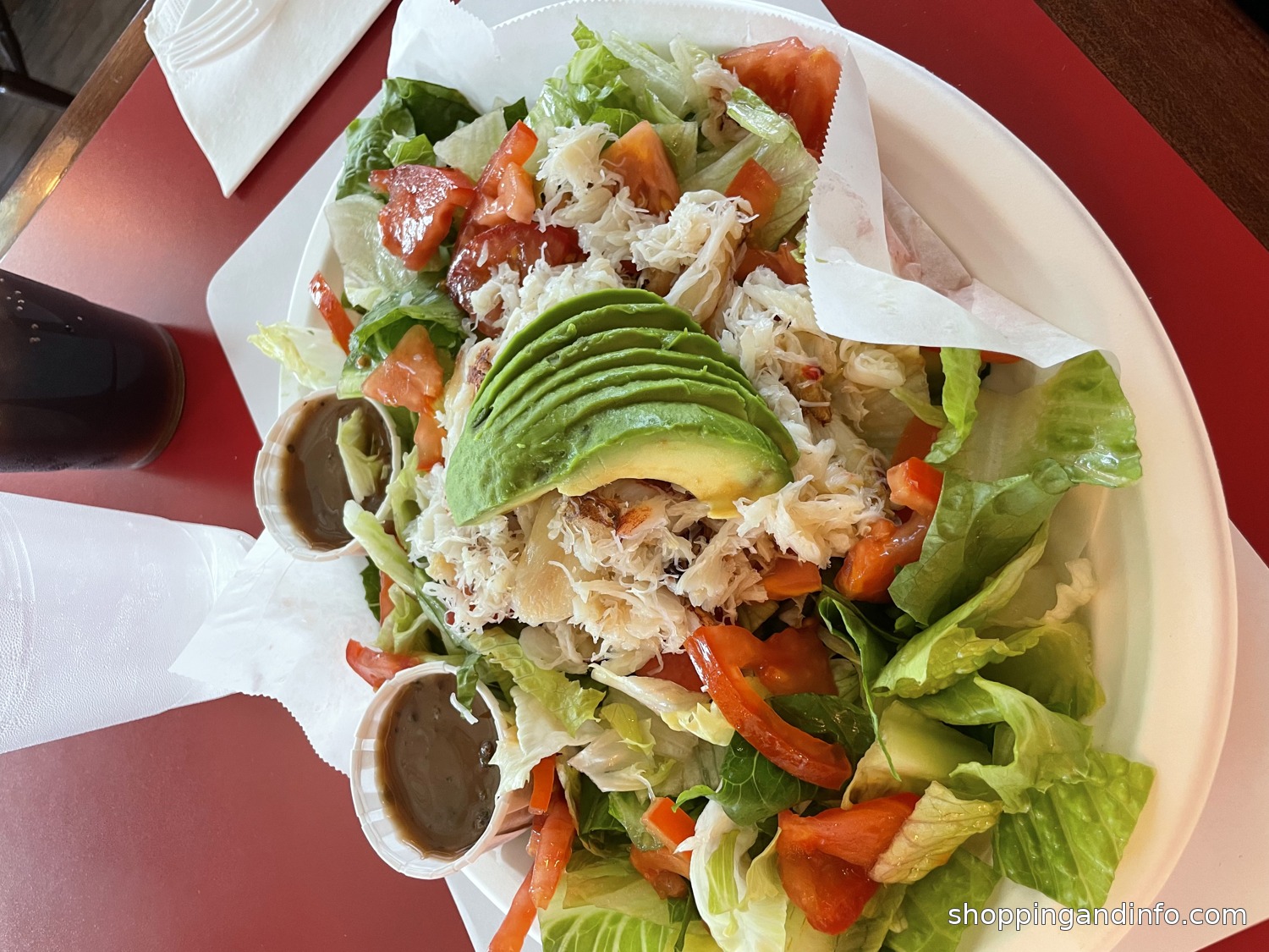 Seafood salad at The Crab Cooker - Newport Beach restaurants Seafood salad at The Crab Cooker - Newport Beach restaurants
