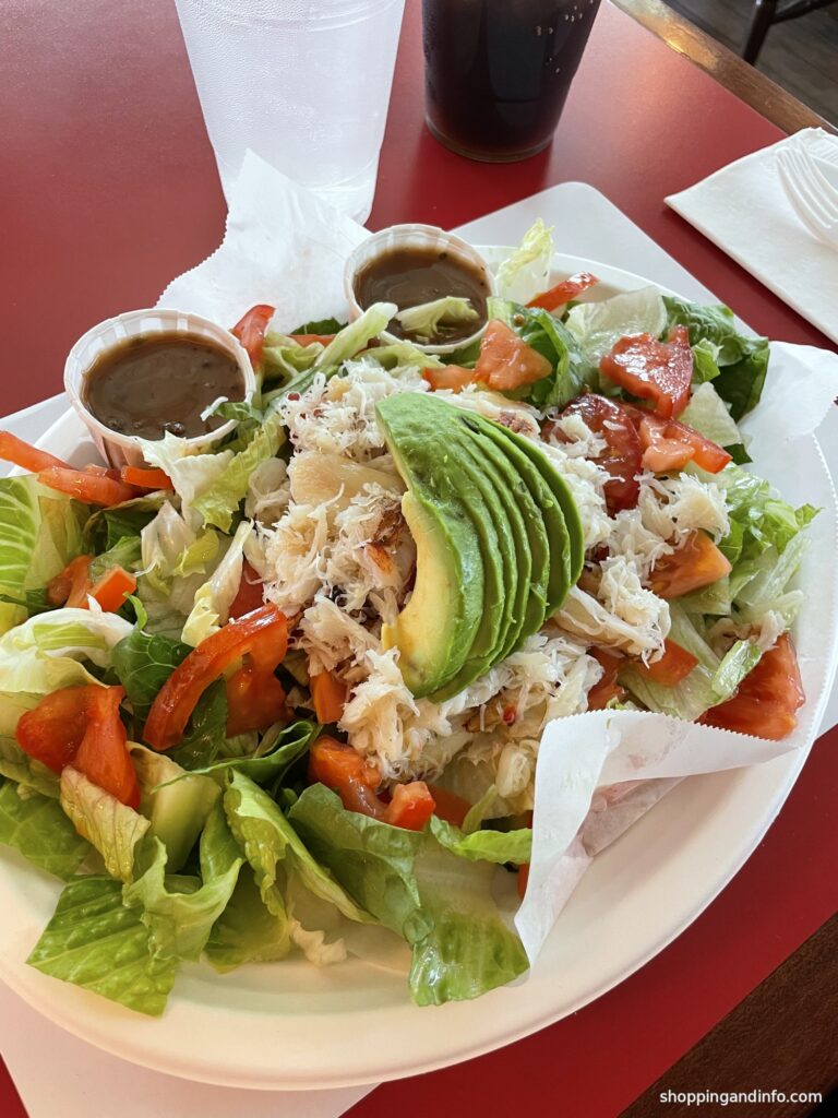 Seafood salad at The Crab Cooker - Newport Beach restaurants