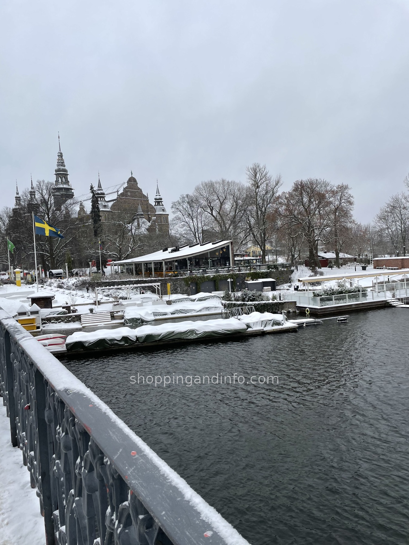 Stockholm waterfront on our visit
