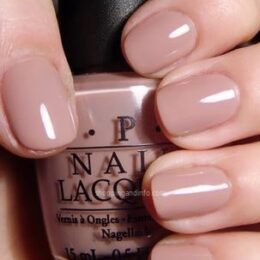 OPI nude nail polish manicure