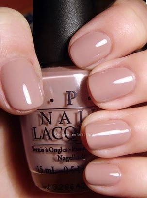 OPI nude nail polish manicure