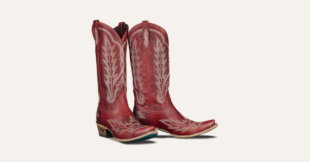 Western boots for women: Lane Lexington in Smoldering Ruby