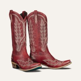 Western boots for women: Lane Lexington in Smoldering Ruby