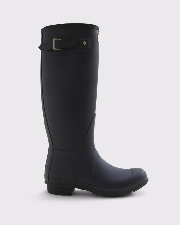 Hunter Navy Original Tall Rubber Rain Boots