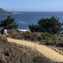 Big Sur coastline and ocean view