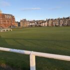 Scottish designers and packing ideas for St Andrews: Old Course view