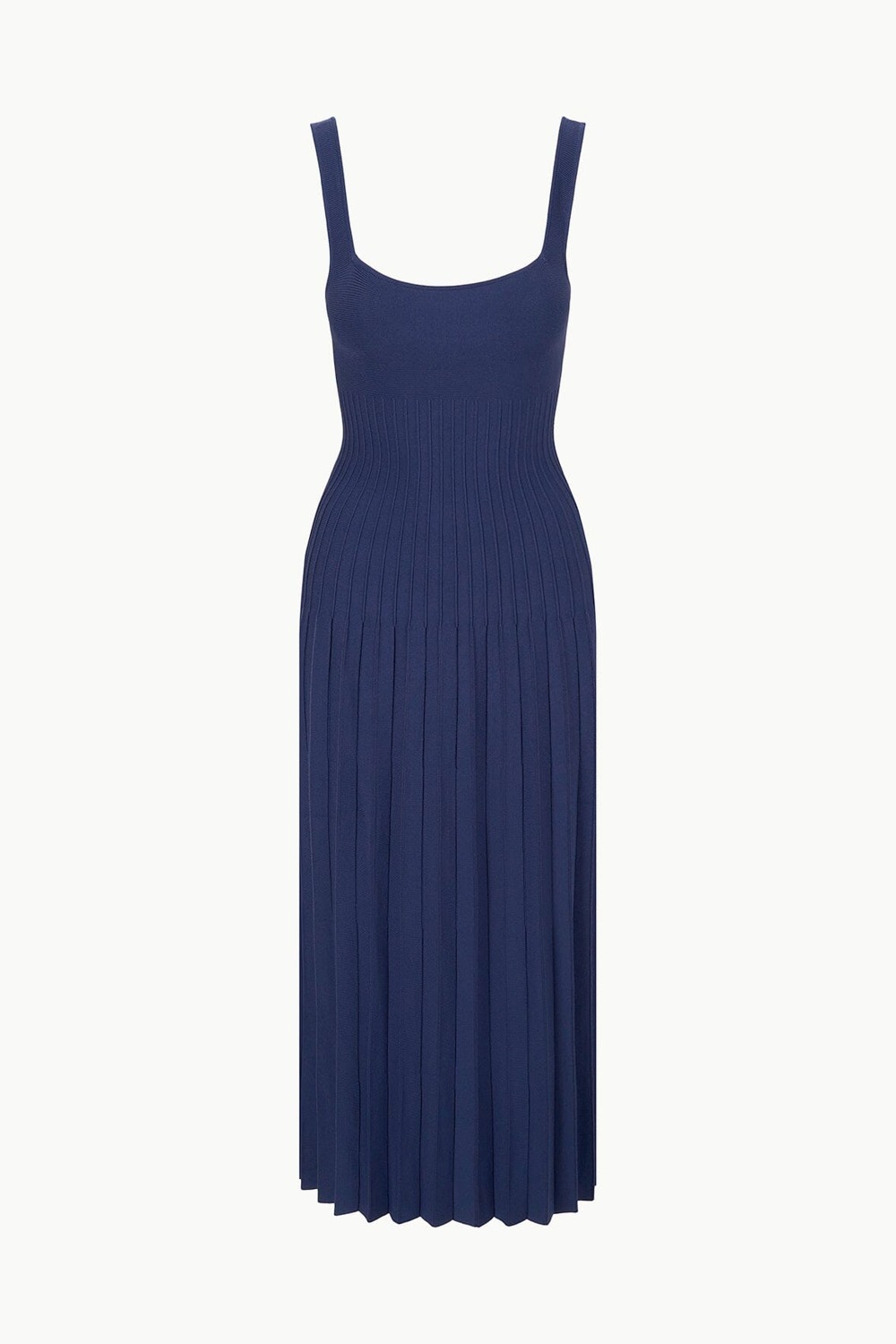 STAUD Ellison Dress in Navy - Paris fall guide