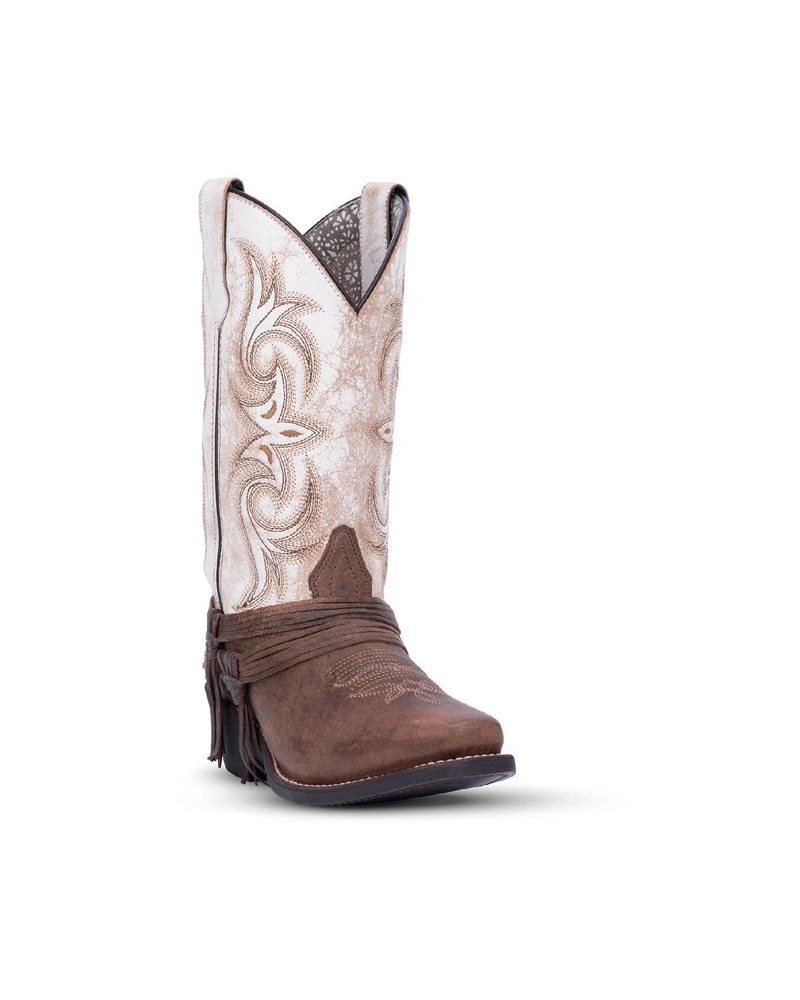 Western boots for women: Laredo Myra in Sand and Brown Western boots for women: Laredo Myra in Sand and Brown