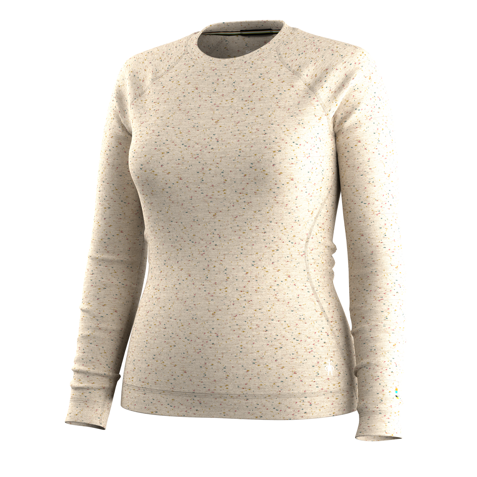 Smartwool Classic Thermal Merino base-layer crew in Almond Donegal