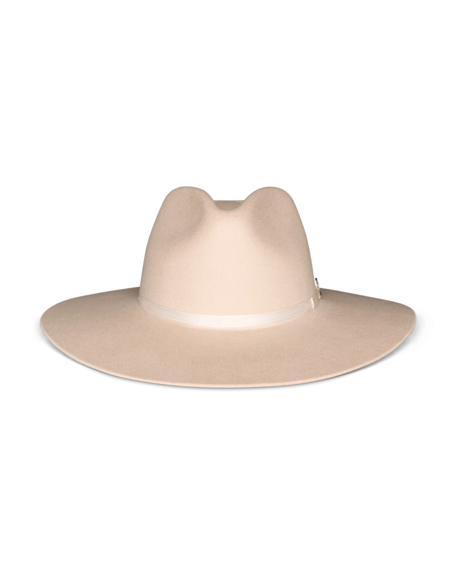 The Belle wool cowgirl hat in Cream