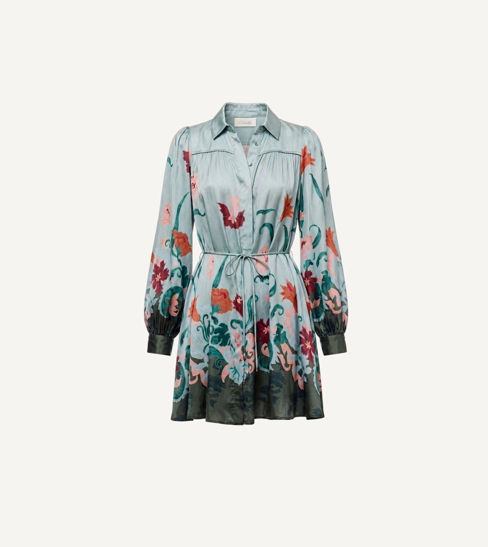 Cleobella Charisma Mini Dress in Lys - Palisades Village lunch outfits