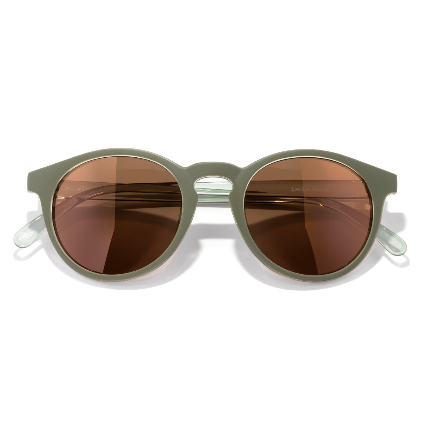 Olive Grass and Bronze Sunski Dipsea sunglasses
