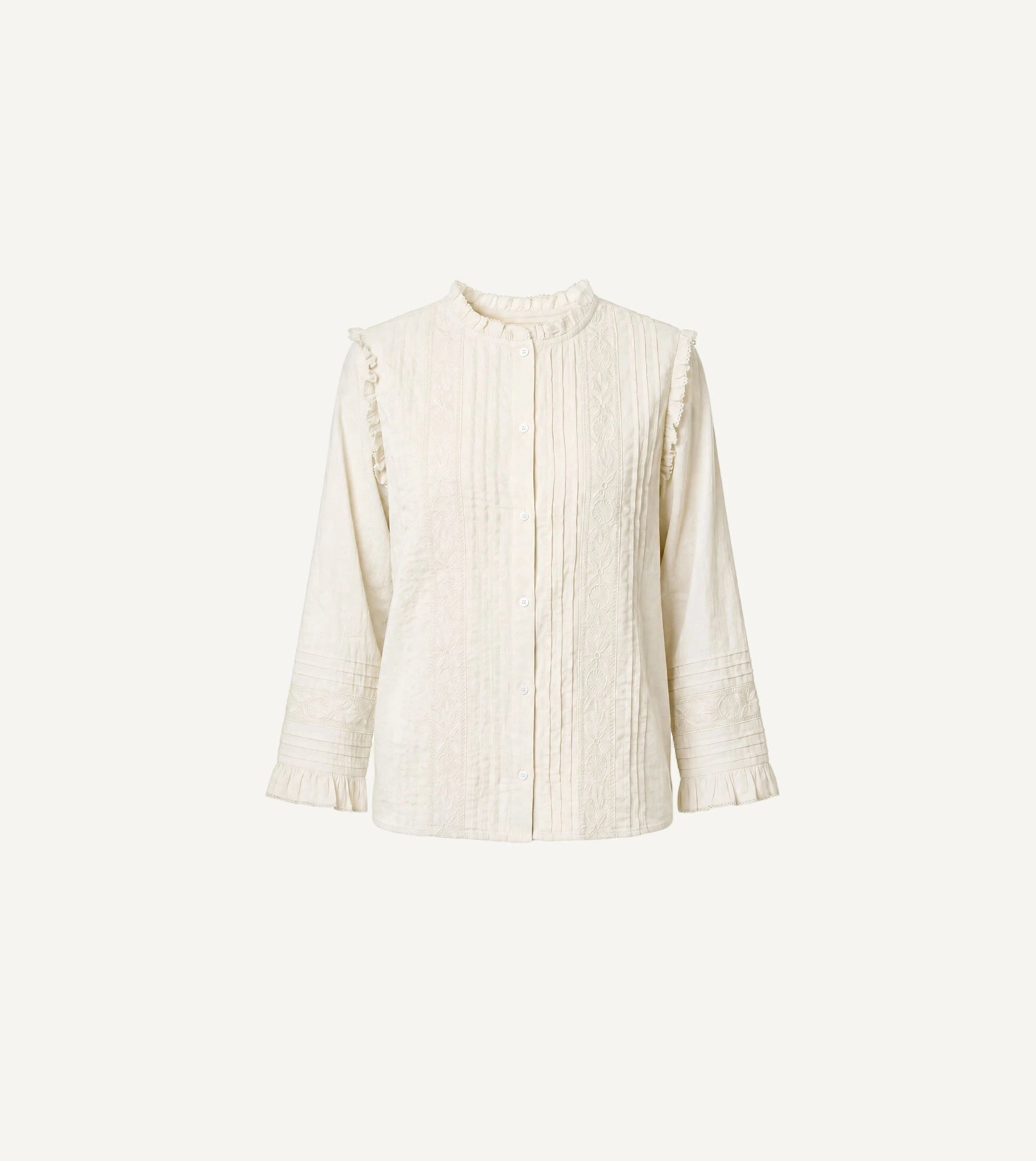Cleobella Antoinette Top in Ivory - Elizabeth Dutton outfits Cleobella Antoinette Top in Ivory - Elizabeth Dutton outfits