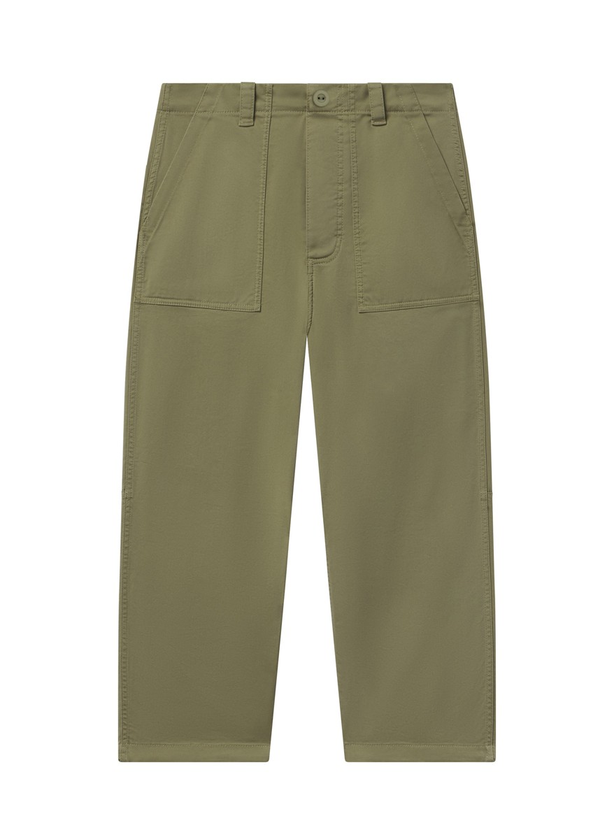 A.L.C. Brayden Cotton Twill Pant in Eucalyptus - Palisades Village lunch outfits
