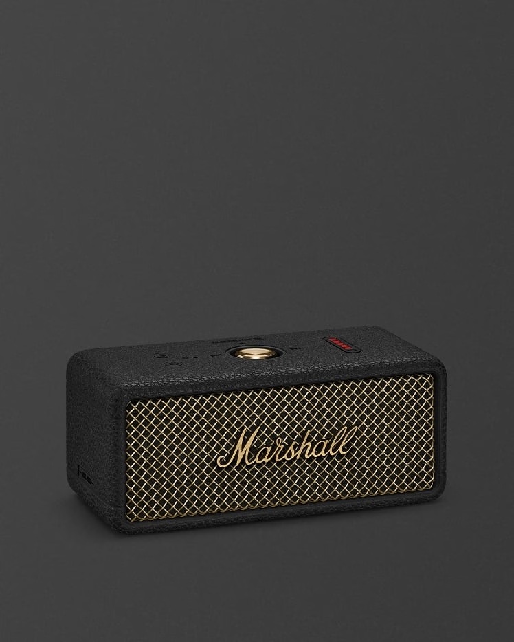 Vintage Black Emberton III Speaker - Marshall - gifts for him Vintage Black Emberton III Speaker - Marshall - gifts for him