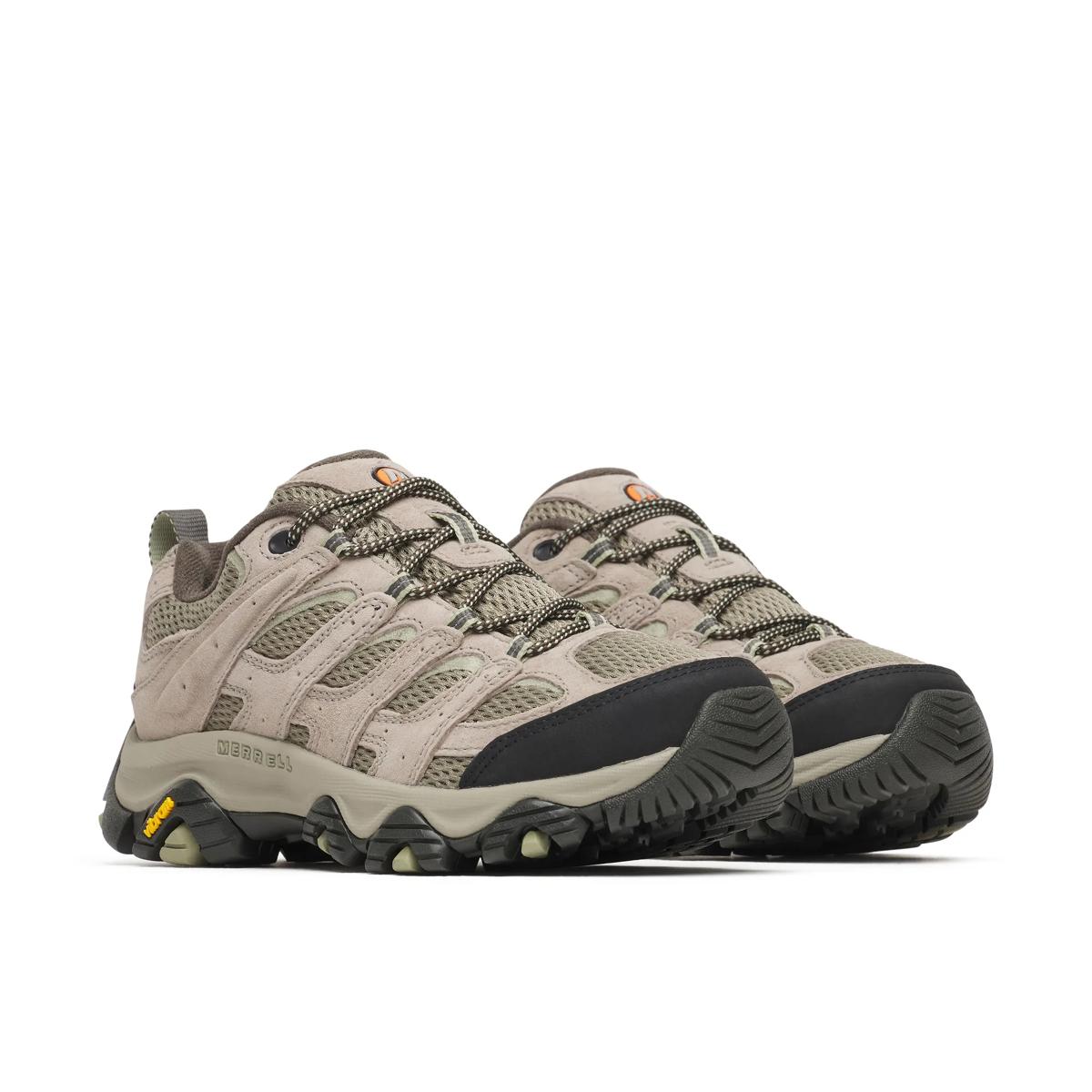 Merrell Moab 3 Brindle and Tea low hiking shoes with dark rubber toe caps