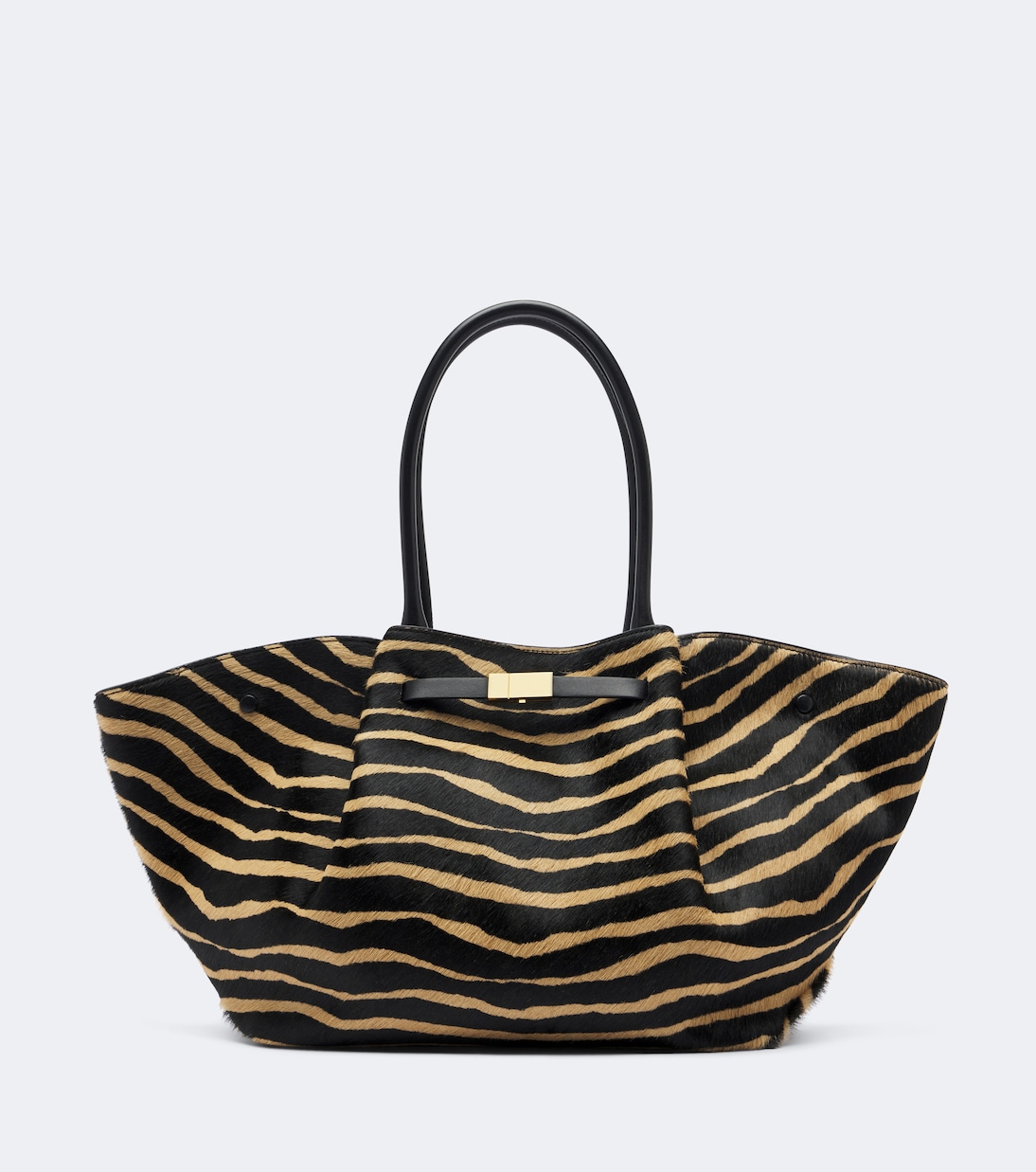 New York Medium calf hair tote bag in multicoloured