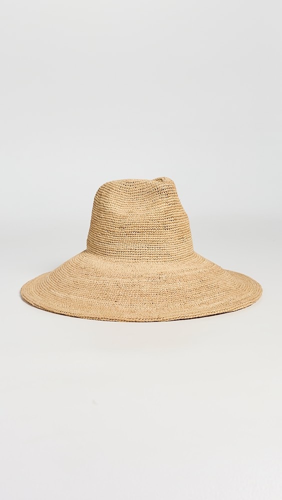 Brixton Helena natural straw sun hat