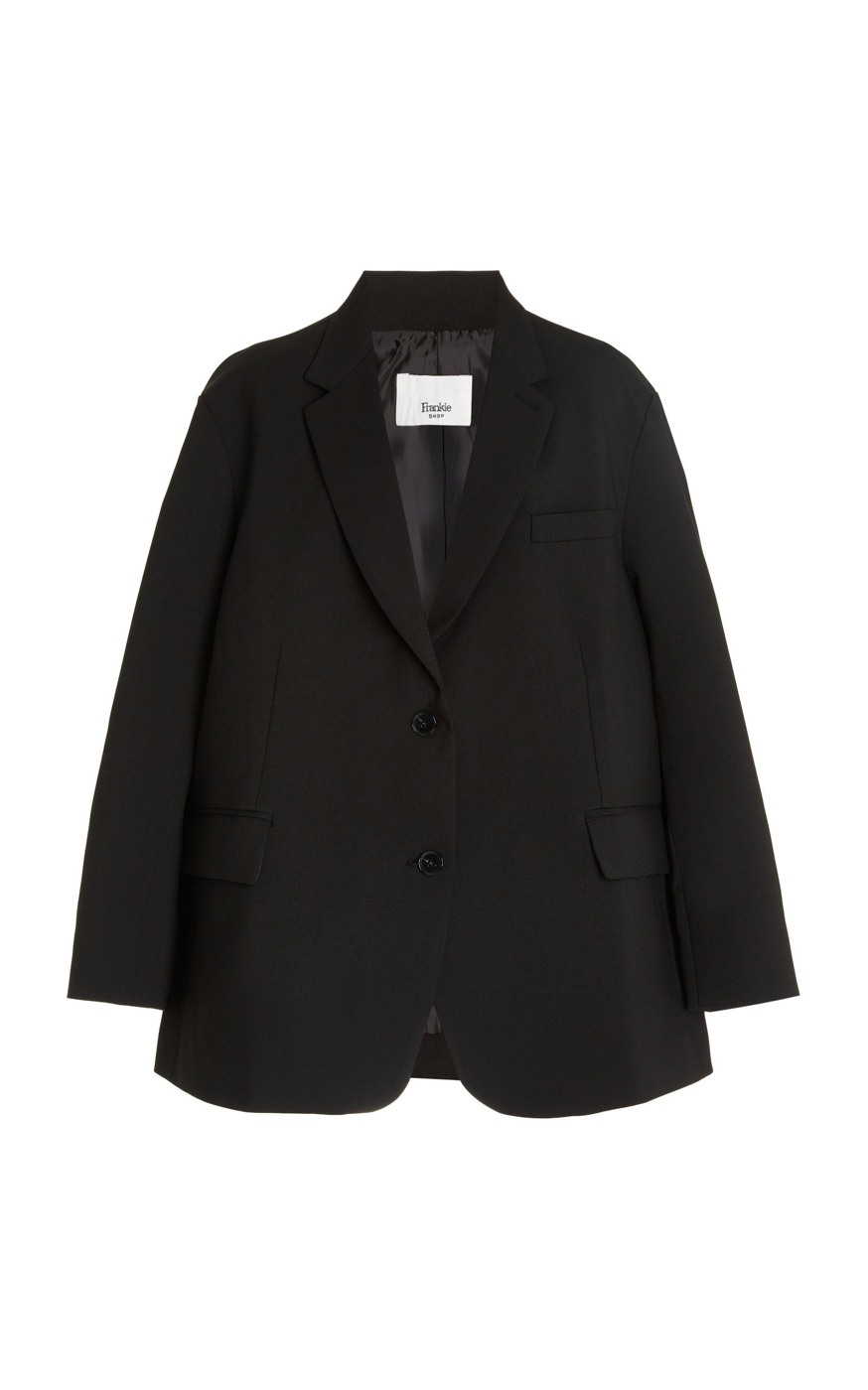 The Frankie Shop Bea black oversized blazer