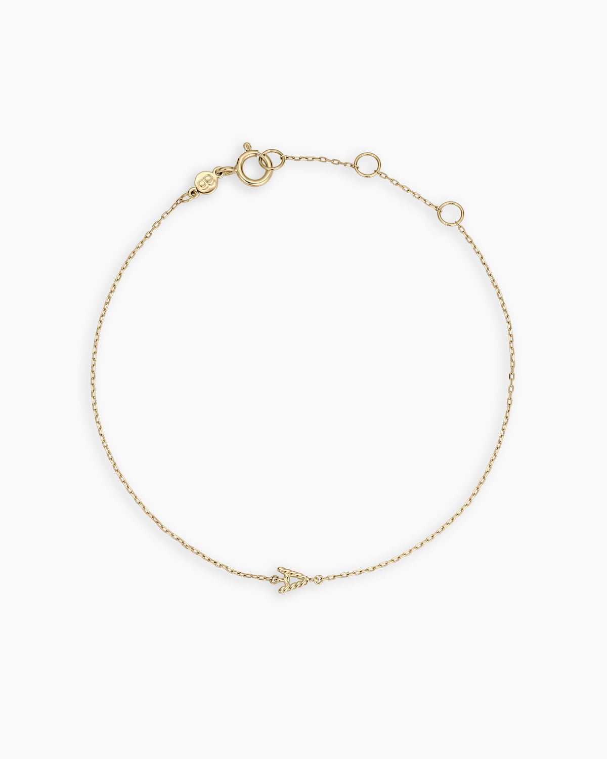 14K Gold Crew Alphabet Bracelet - A - Best Personalized Bracelets That Truly Say It All 14K Gold Crew Alphabet Bracelet - A - Best Personalized Bracelets That Truly Say It All