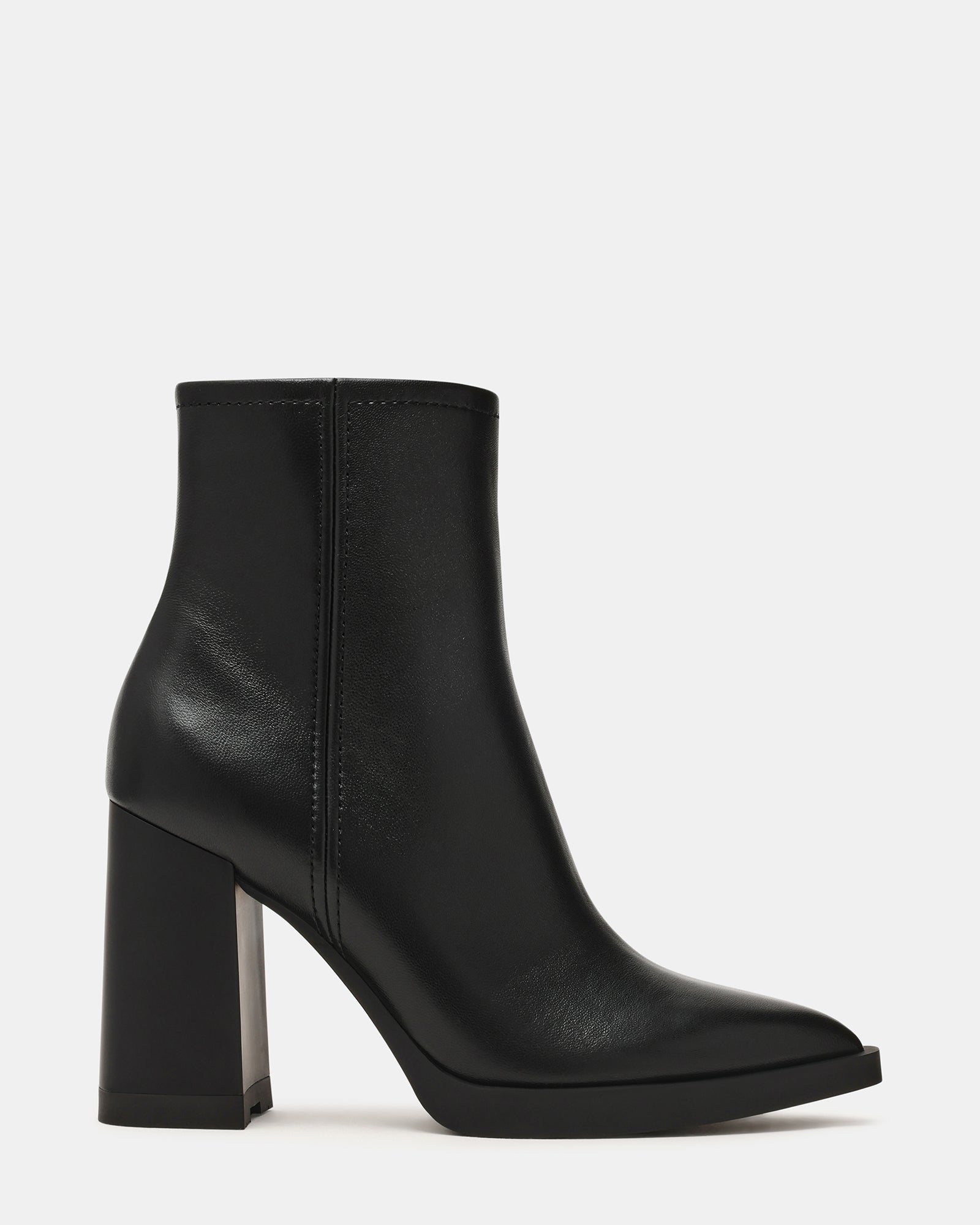 Steve Madden Harden black leather pointed-toe ankle boot - Beth Dutton Coats and Boots Steve Madden Harden black leather pointed-toe ankle boot - Beth Dutton Coats and Boots