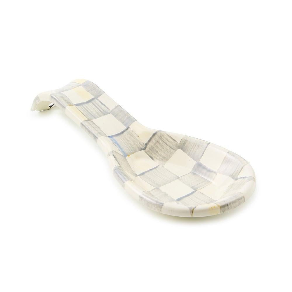 Sterling Check spoon rest - hostess gifts and stocking stuffers Sterling Check spoon rest - hostess gifts and stocking stuffers