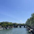The Seine and a stone bridge in Paris