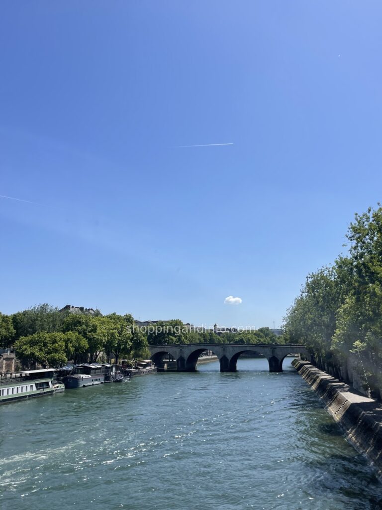 The Seine and a stone bridge in Paris