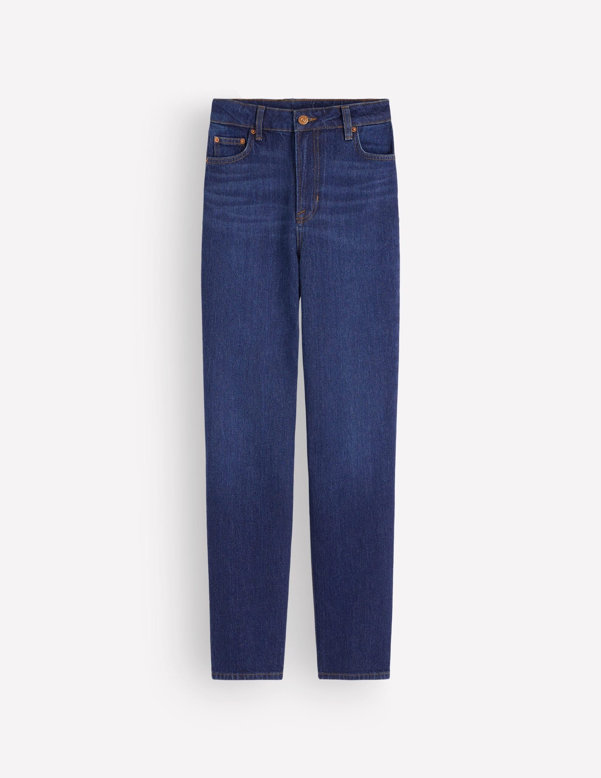 Straight-leg jeans: Boden High Rise Straight Jeans in Indigo Rinse