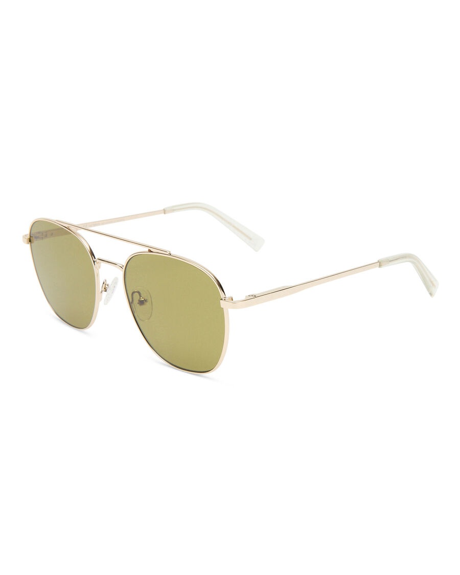 Gold Metaphor aviator sunglasses